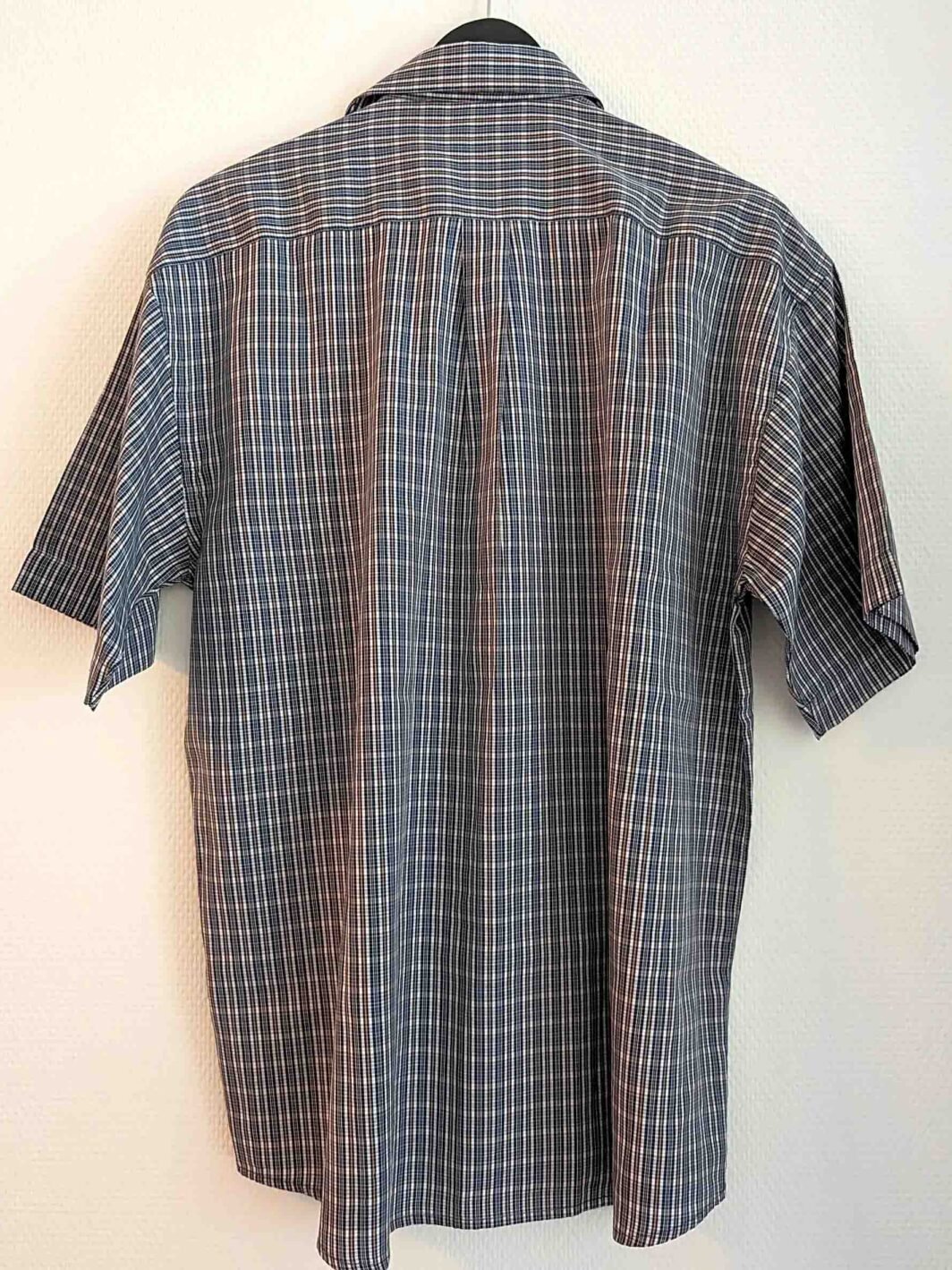 Retro GSC Dark Blue Formal Blouse | Hint of Orange | Medium Fit