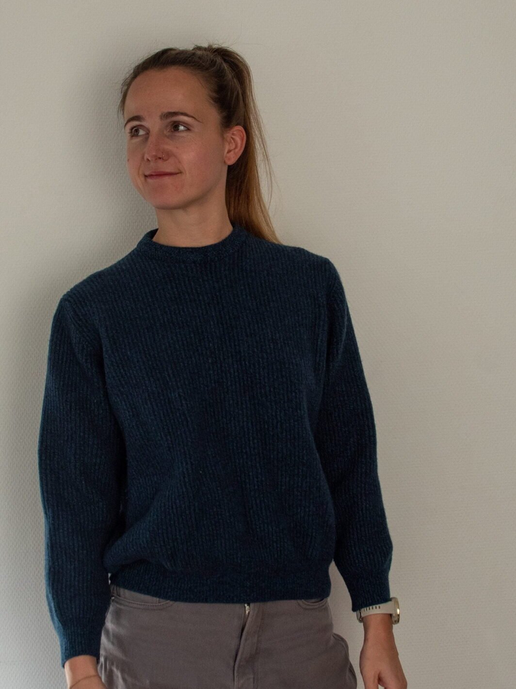 Vintage 1970s Blue Wool Sweater | Fall Winter Wardrobe | Vintage Knitwear | Autumn Outfit | Made in Italy | Fall Capsule Wardrobe | Size 6