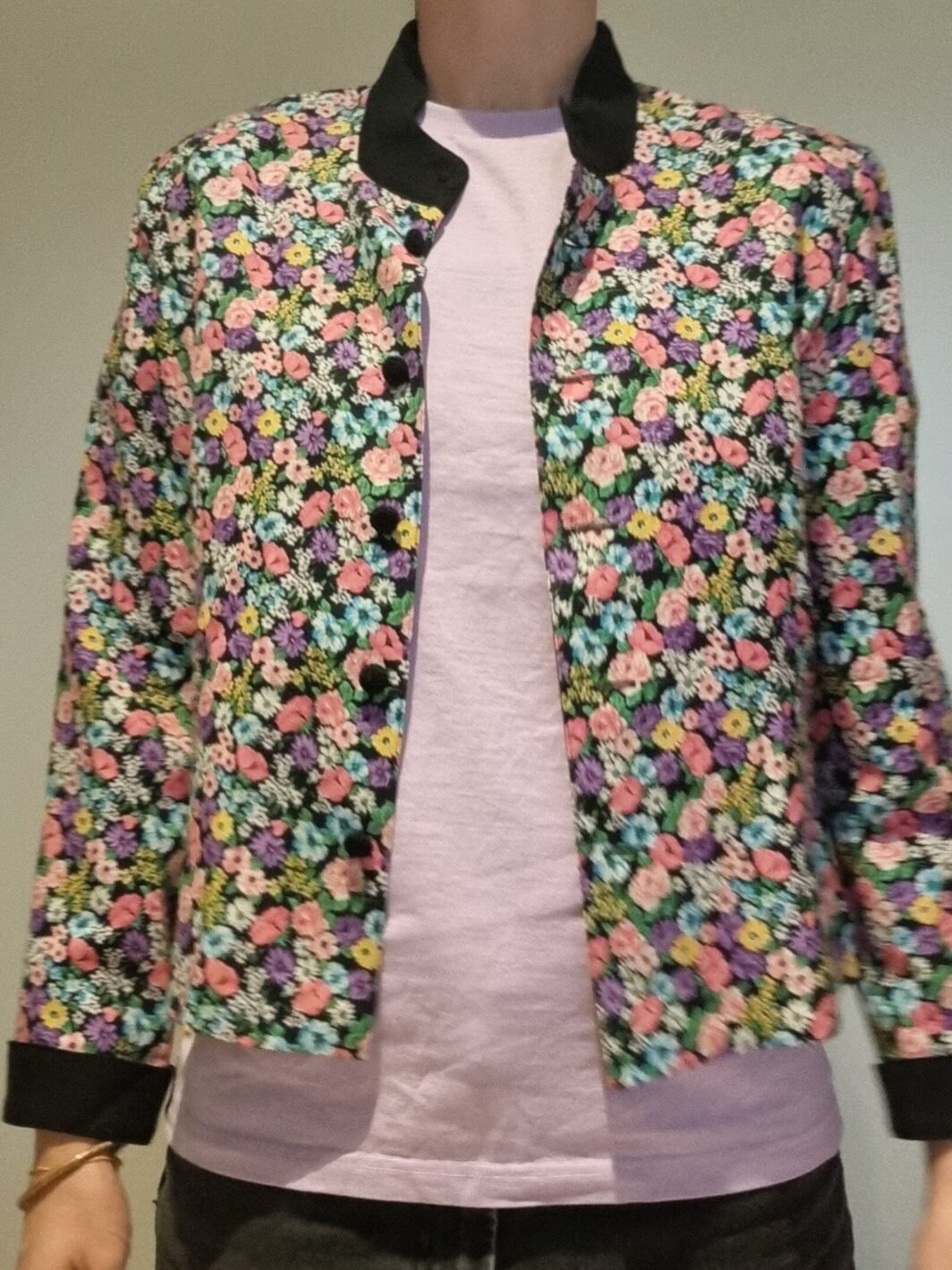 Vintage 1980s Floral Jacket | Robdy | Size 6