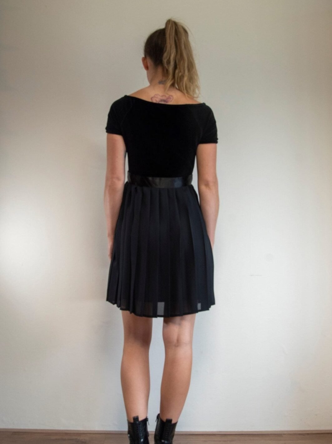 Vintage Velvet Dress | 1980s | Regina Schrecker | Size 6